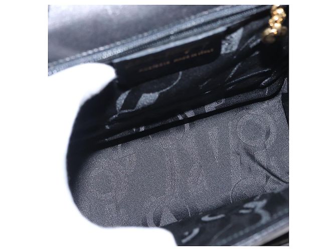 Borsa a mano Vala in pelle 2 in 1 nera e oro Auth BA7663 di Salvatore Ferragamo Nero D'oro - vista 11