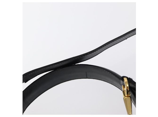 Borsa a mano Vala in pelle 2 in 1 nera e oro Auth BA7663 di Salvatore Ferragamo Nero D'oro - vista 14