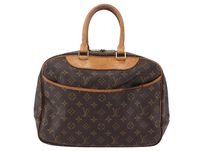 LOUIS VUITTON Borsa a Mano Monogram Deauville M47270 LV Auth 154796 Monogramma - vista 13