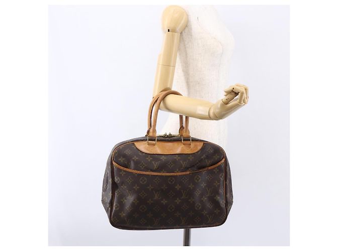 LOUIS VUITTON Borsa a Mano Monogram Deauville M47270 LV Auth 154796 Monogramma - vista 26