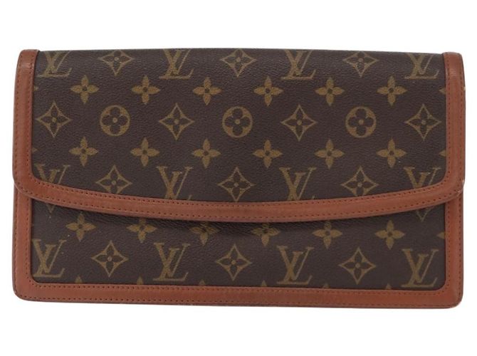 LOUIS VUITTON Pochette Damier Monogram GM Borsa Clutch M51810 LV Auth 155136 Monogramma - vista 13