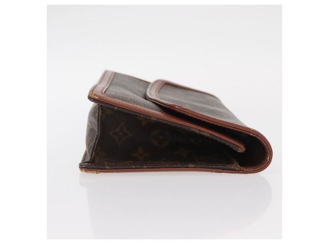 LOUIS VUITTON Pochette Damier Monogram GM Borsa Clutch M51810 LV Auth 155136 Monogramma - vista 3