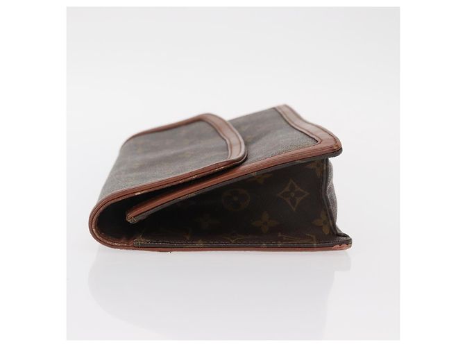 LOUIS VUITTON Pochette Damier Monogram GM Borsa Clutch M51810 LV Auth 155136 Monogramma - vista 4