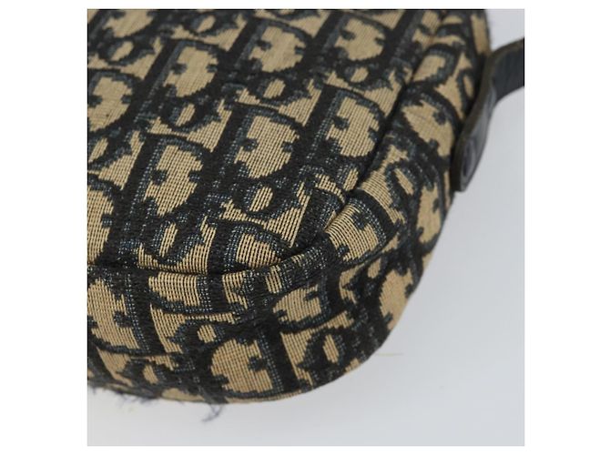 Borsa a Spalla in Tela Trotter Christian Dior Blu Auth 155075 Blu navy - vista 10