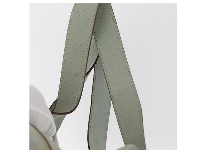 Bamboo Zaino in Bambù GUCCI Camoscio Blu Chiaro Oro 003 2058 0016 Auth 151681 D'oro - vista 12