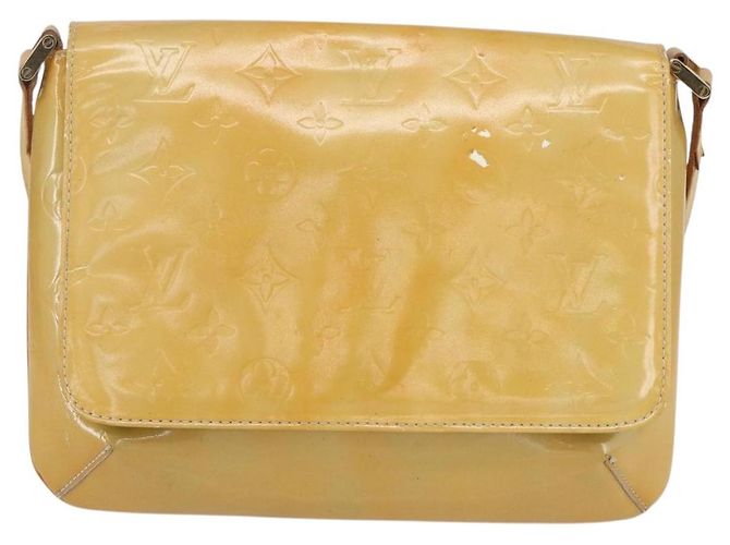 LOUIS VUITTON Borsa Thompson Street Monogram Vernis Grigia M91008 LV Auth 154836 Grigio - vista 13