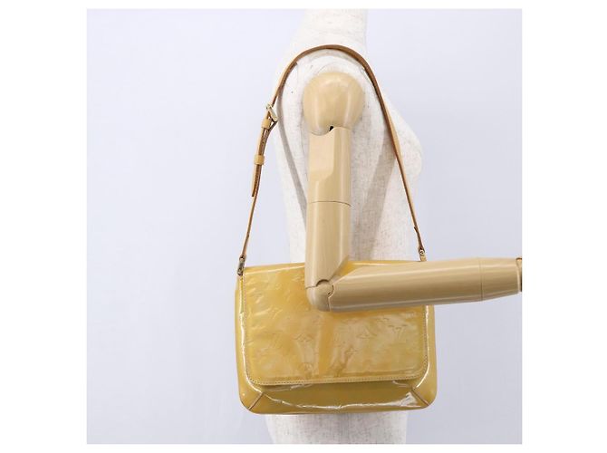 LOUIS VUITTON Borsa Thompson Street Monogram Vernis Grigia M91008 LV Auth 154836 Grigio - vista 22