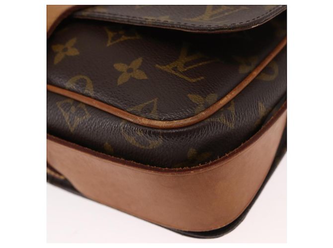 LOUIS VUITTON Borsa a Spalla Monogram Cartouchiere MM M51253 LV Auth BA8112 Monogramma - vista 12