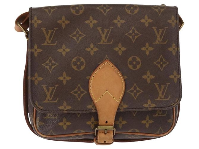 LOUIS VUITTON Borsa a Spalla Monogram Cartouchiere MM M51253 LV Auth BA8112 Monogramma - vista 2