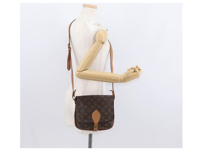 LOUIS VUITTON Borsa a Spalla Monogram Cartouchiere MM M51253 LV Auth BA8112 Monogramma - vista 29
