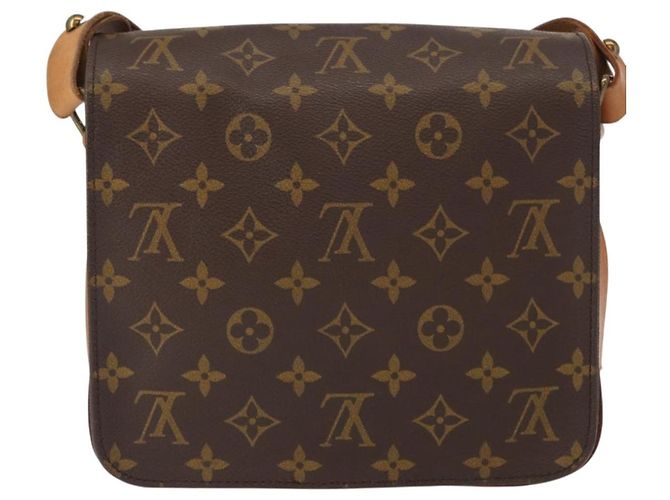 LOUIS VUITTON Borsa a Spalla Monogram Cartouchiere MM M51253 LV Auth BA8112 Monogramma - vista 3