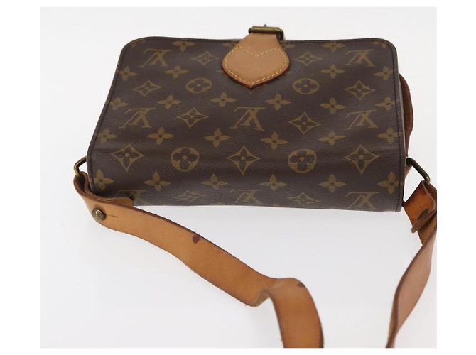 LOUIS VUITTON Borsa a Spalla Monogram Cartouchiere MM M51253 LV Auth BA8112 Monogramma - vista 6