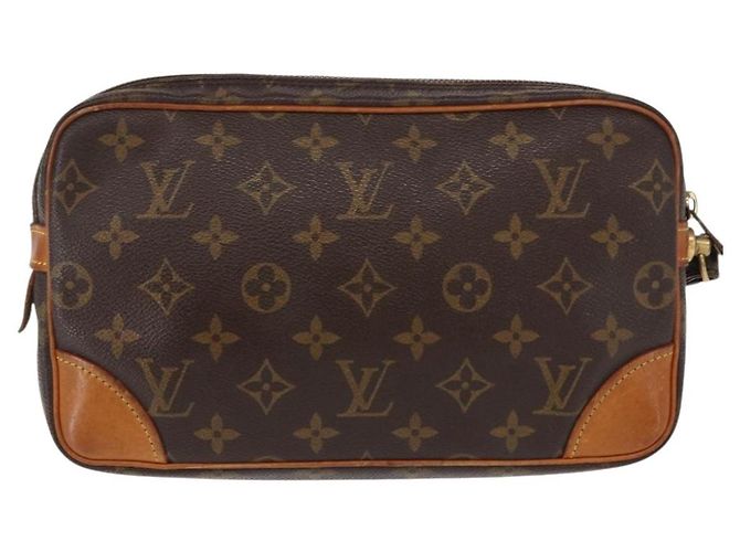 LOUIS VUITTON Clutch Marly Dragonne GM Monogram M51825 LV Auth ka482 Monogramma - vista 2
