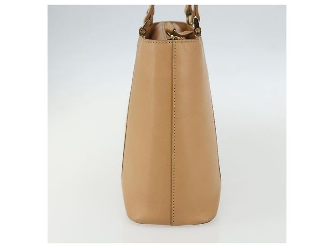 Burberry Borsa a mano in pelle beige dorato Auth ka544 D'oro - vista 4