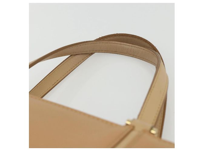 Burberry Borsa a mano in pelle beige dorato Auth ka544 D'oro - vista 8