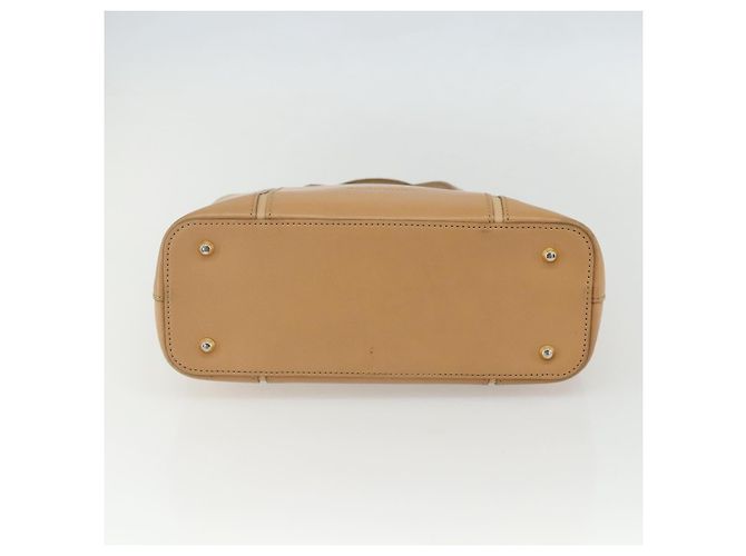 Burberry Borsa a mano in pelle beige dorato Auth ka544 D'oro - vista 9