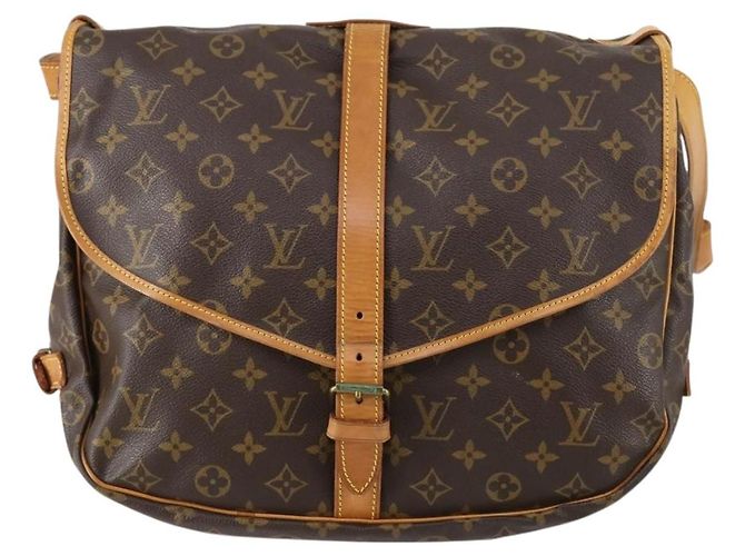 LOUIS VUITTON Borsa a Spalla Monogram Saumur 35 M42254 LV Auth 152023 Monogramma - vista 13