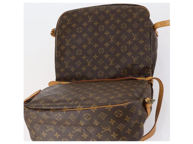 LOUIS VUITTON Borsa a Spalla Monogram Saumur 35 M42254 LV Auth 152023 Monogramma - vista 19