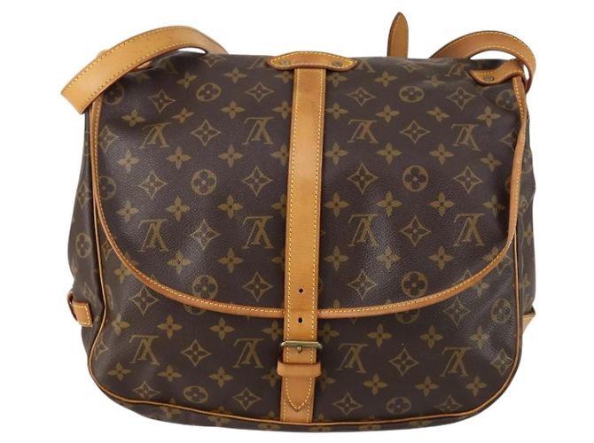 LOUIS VUITTON Borsa a Spalla Monogram Saumur 35 M42254 LV Auth 152023 Monogramma - vista 2