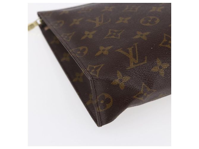 LOUIS VUITTON Poche Toilette Monogram 26 M47542 LV Auth kk587 Monograma - vista 14