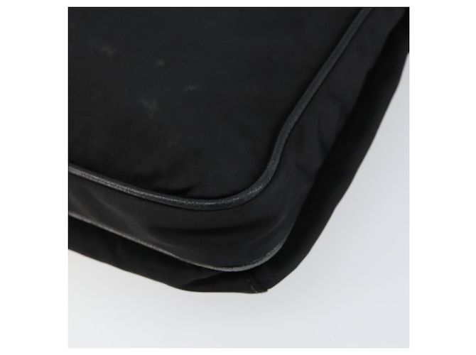 Borsa a Spalla PRADA Nylon Nero Argento Autentica 153217 - vista 10