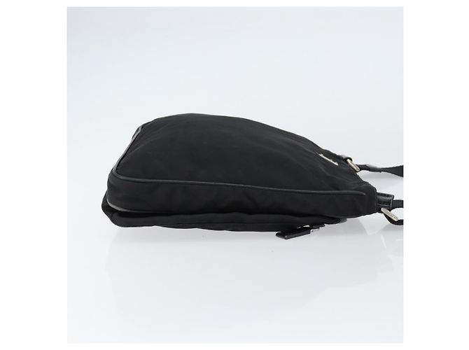 Borsa a Spalla PRADA Nylon Nero Argento Autentica 153217 - vista 4