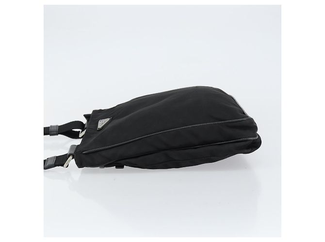 Borsa a Spalla PRADA Nylon Nero Argento Autentica 153217 - vista 5