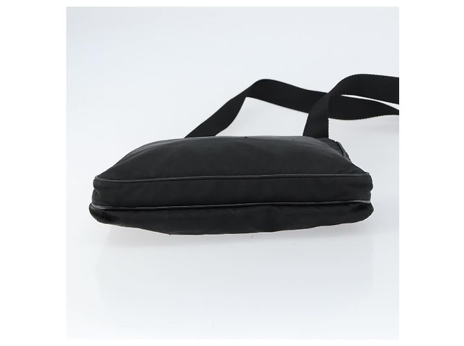 Borsa a Spalla PRADA Nylon Nero Argento Autentica 153217 - vista 9