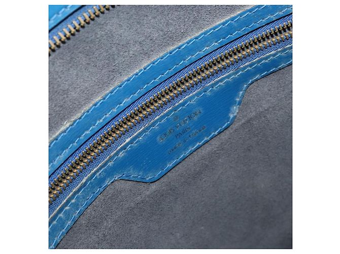LOUIS VUITTON Borsa a Spalla Epi Saint Jacques Blu M52275 LV Auth 152650 - vista 19