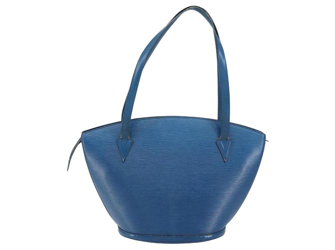 LOUIS VUITTON Borsa a Spalla Epi Saint Jacques Blu M52275 LV Auth 152650 - vista 2