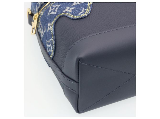 LOUIS VUITTON Monogram Denim goccia Borsa a spalla crociera giapponese M45970 Auth 28766SM Blu - vista 14