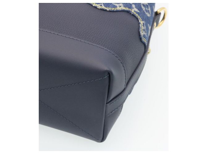 LOUIS VUITTON Monogram Denim goccia Borsa a spalla crociera giapponese M45970 Auth 28766SM Blu - vista 15