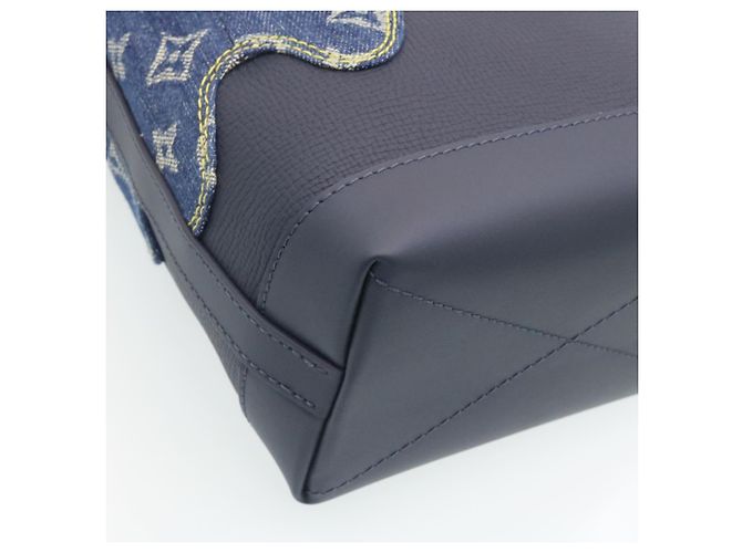 LOUIS VUITTON Monogram Denim goccia Borsa a spalla crociera giapponese M45970 Auth 28766SM Blu - vista 16