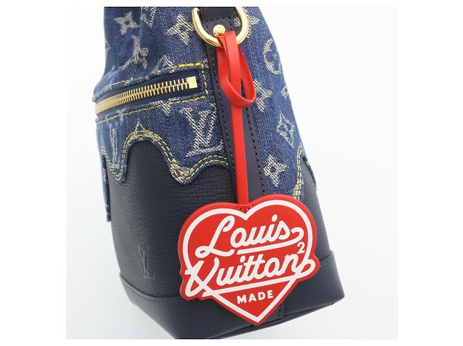 LOUIS VUITTON Monogram Denim goccia Borsa a spalla crociera giapponese M45970 Auth 28766SM Blu - vista 17