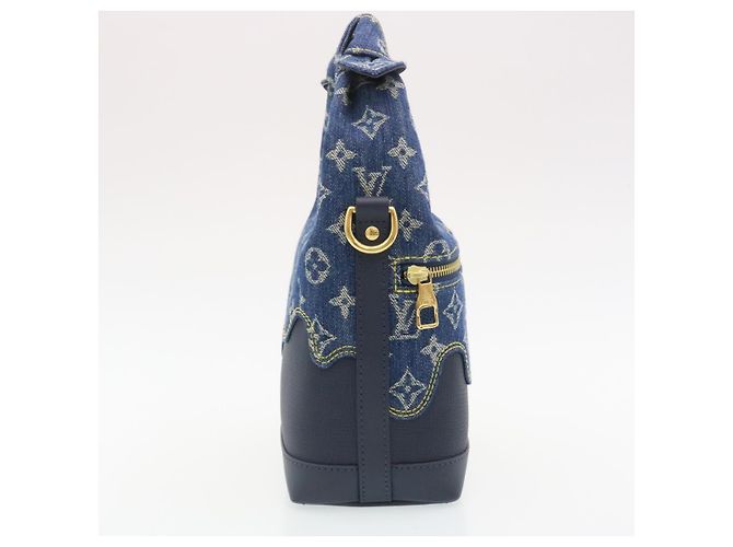 LOUIS VUITTON Monogram Denim goccia Borsa a spalla crociera giapponese M45970 Auth 28766SM Blu - vista 4