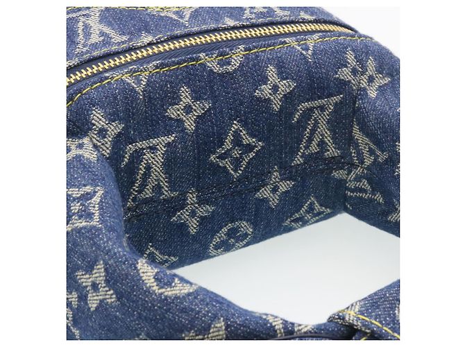 LOUIS VUITTON Monogram Denim goccia Borsa a spalla crociera giapponese M45970 Auth 28766SM Blu - vista 6