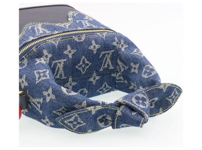 LOUIS VUITTON Monogram Denim goccia Borsa a spalla crociera giapponese M45970 Auth 28766SM Blu - vista 7