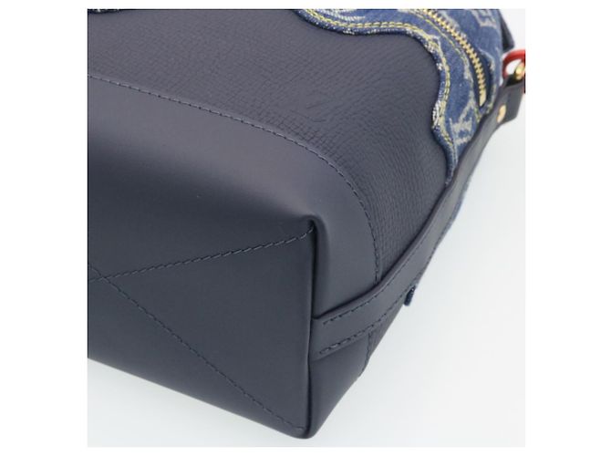 LOUIS VUITTON Monogram Denim goccia Borsa a spalla crociera giapponese M45970 Auth 28766SM Blu - vista 9