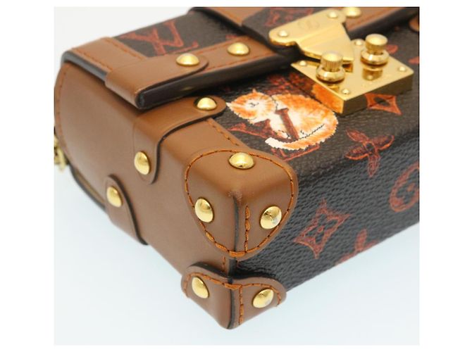 LOUIS VUITTON Monogram Catgram Essential Trunk Pouch M63892 LV Auth 29169SM Monogramma - vista 14