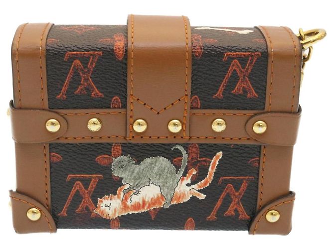 LOUIS VUITTON Monogram Catgram Essential Trunk Pouch M63892 LV Auth 29169SM Monogramma - vista 2