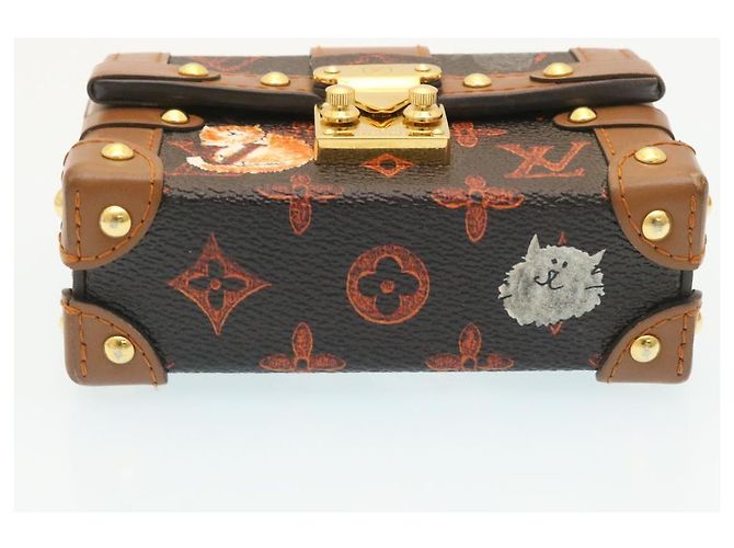 LOUIS VUITTON Monogram Catgram Essential Trunk Pouch M63892 LV Auth 29169SM Monogramma - vista 6