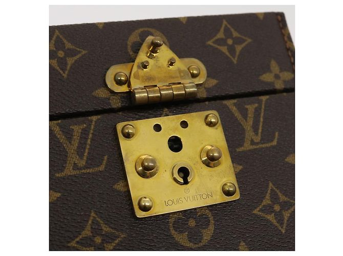 LOUIS VUITTON Monogram Coffret Winding Machine Accessory Case M48126 Auth 29828SM - view 7