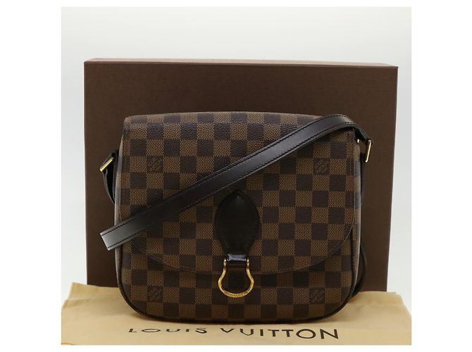 LOUIS VUITTON Borsa a Spalla Saint Cloud GM Damier Ebene LV Auth 31123SAV - vista 12