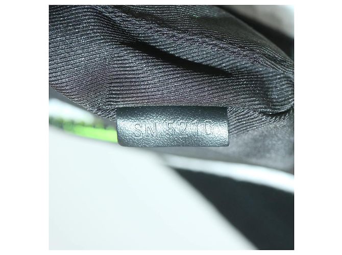 LOUIS VUITTON Borsa a Spalla LV Friend Panda Bear in Cotone Nero Bianco M57414 37880SM - vista 11