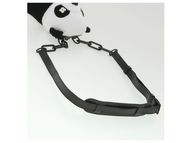 LOUIS VUITTON Borsa a Spalla LV Friend Panda Bear in Cotone Nero Bianco M57414 37880SM - vista 7