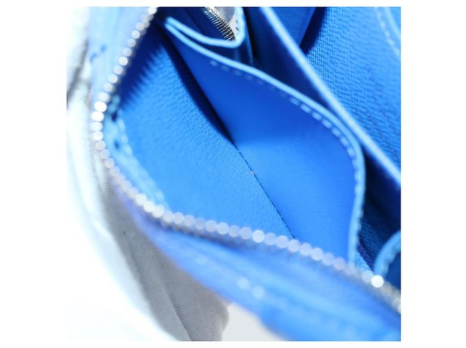 LOUIS VUITTON Pochette Soft Trunk Monogram Clouds Blu M45440 Auth 43556SM Bianco - vista 22