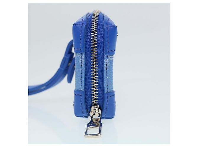 LOUIS VUITTON Pochette Soft Trunk Monogram Clouds Blu M45440 Auth 43556SM Bianco - vista 4