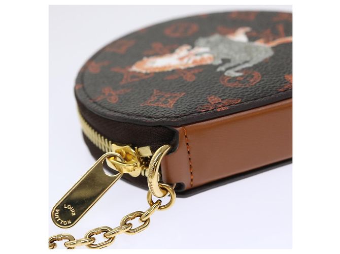 LOUIS VUITTON Catgram Cadena Micro Powat Sombrero Monedero M63886 LV Auth 47211SM Monograma - vista 15