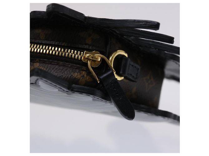 LOUIS VUITTON Catgram Pochette Borsa a Spalla Full Cat Grigia M53165 LV Auth 47438SM Marrone Nero Rosa - vista 8