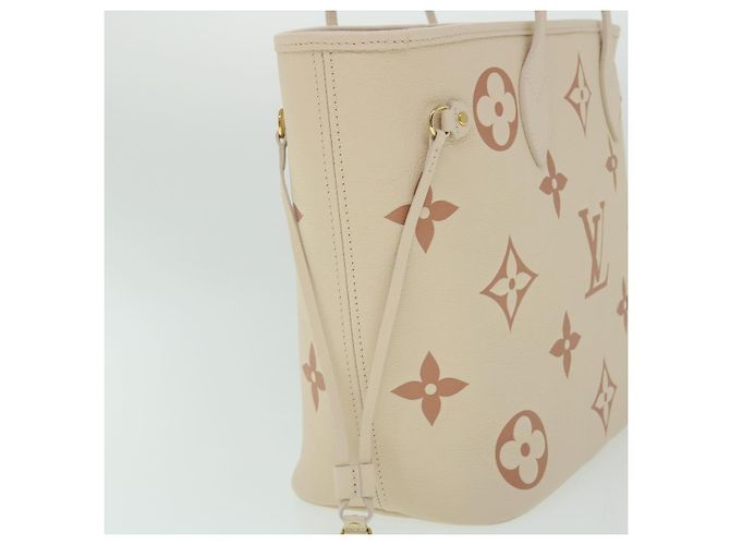 LOUIS VUITTON Borsa Neverfull MM Empreinte Reme Rose Trianon M21579 LV Auth 51426SM - vista 3
